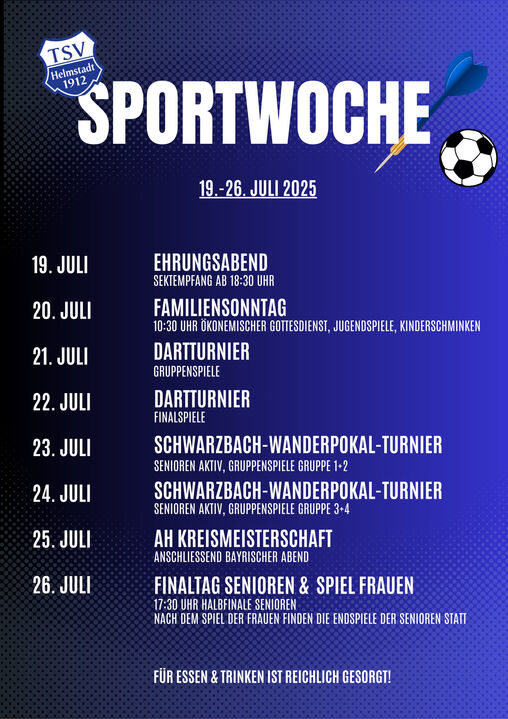 TSV-Sportwoche 2025