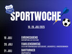Sportwoche beim TSV vom 19. bis 25.07.2025